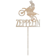 Load image into Gallery viewer, Motorbike Cake Topper - Personalised