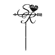Load image into Gallery viewer, Initials Wedding Cake Topper - Personalised