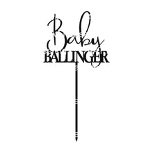 Load image into Gallery viewer, Baby Cake Topper - Personalised