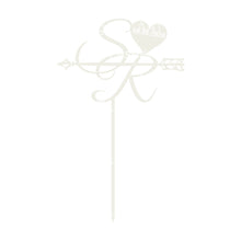 Load image into Gallery viewer, Initials Wedding Cake Topper - Personalised
