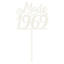 Load image into Gallery viewer, Made in YEAR Cake Topper - Personalised