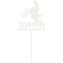 Load image into Gallery viewer, Motorbike Cake Topper - Personalised