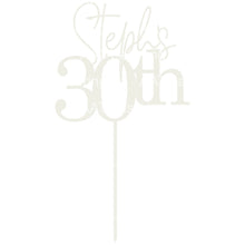 Load image into Gallery viewer, 30th Cake Topper - Personalised