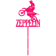 Load image into Gallery viewer, Motorbike Cake Topper - Personalised