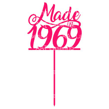 Load image into Gallery viewer, Made in YEAR Cake Topper - Personalised