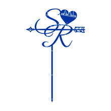 Load image into Gallery viewer, Initials Wedding Cake Topper - Personalised