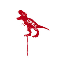 Load image into Gallery viewer, Dinosaur Cake Topper - Personalised
