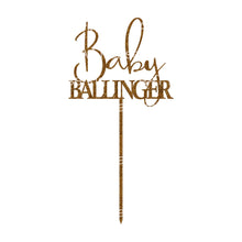 Load image into Gallery viewer, Baby Cake Topper - Personalised