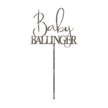 Load image into Gallery viewer, Baby Cake Topper - Personalised