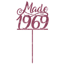 Load image into Gallery viewer, Made in YEAR Cake Topper - Personalised