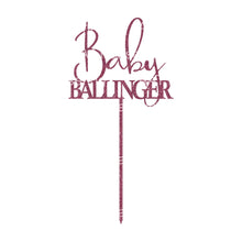 Load image into Gallery viewer, Baby Cake Topper - Personalised