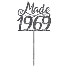 Load image into Gallery viewer, Made in YEAR Cake Topper - Personalised