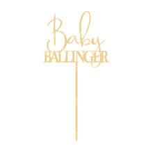 Load image into Gallery viewer, Baby Cake Topper - Personalised