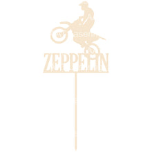 Load image into Gallery viewer, Motorbike Cake Topper - Personalised