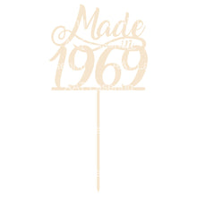 Load image into Gallery viewer, Made in YEAR Cake Topper - Personalised