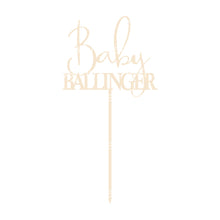 Load image into Gallery viewer, Baby Cake Topper - Personalised