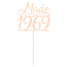 Load image into Gallery viewer, Made in YEAR Cake Topper - Personalised