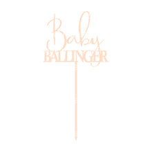 Load image into Gallery viewer, Baby Cake Topper - Personalised