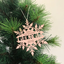 Load image into Gallery viewer, Baby's First Christmas Bauble