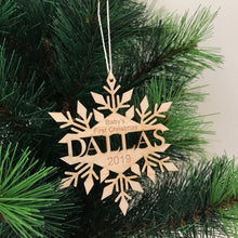 Load image into Gallery viewer, Baby's First Christmas Bauble