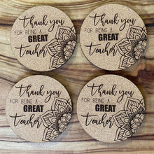 Load image into Gallery viewer, Teacher Coaster - Thank you