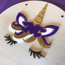 Load image into Gallery viewer, Unicorn Name Sign