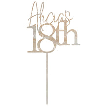 Load image into Gallery viewer, 18th Cake Topper - Personalised