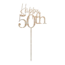 Load image into Gallery viewer, Happy 50th Cake Topper