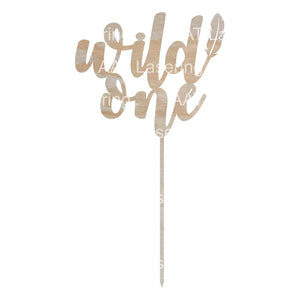 wild one - Feather Cake Topper