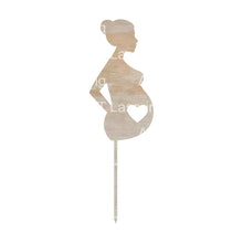 Load image into Gallery viewer, Pregnant Lady Cake Topper