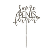Load image into Gallery viewer, same PENIS forever Cake Topper