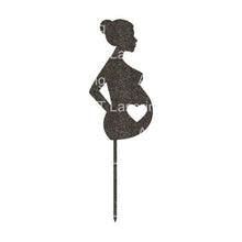 Load image into Gallery viewer, Pregnant Lady Cake Topper
