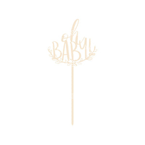 Oh BABY! - Leaves Cake Topper