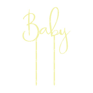 Baby Cake Topper - Personalised